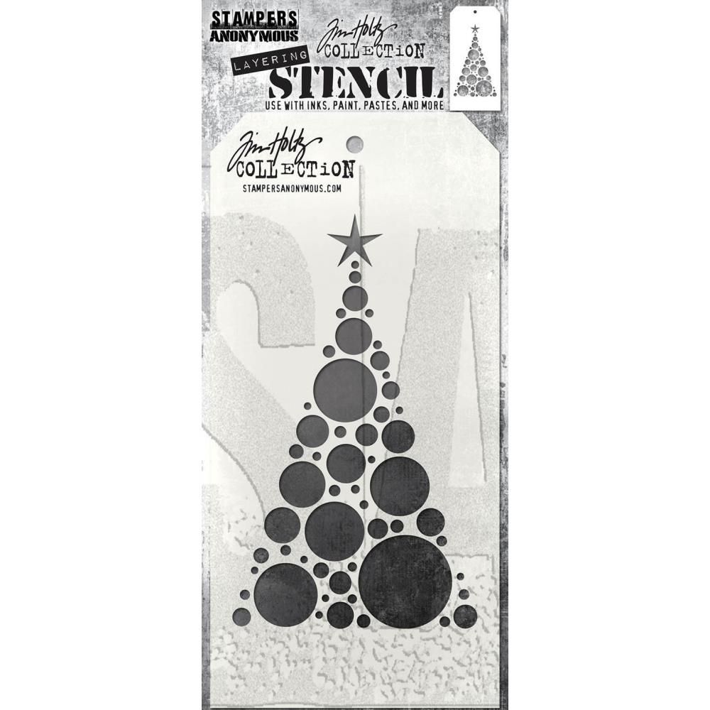 STENCIL ÁRBOL MODERNO