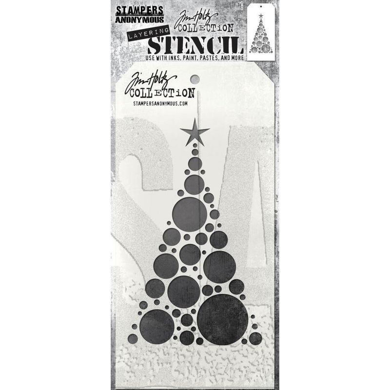 STENCIL ÁRBOL MODERNO