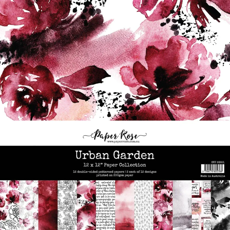 KIT 12X12 URBAN GARDEN DE PAPER ROSE