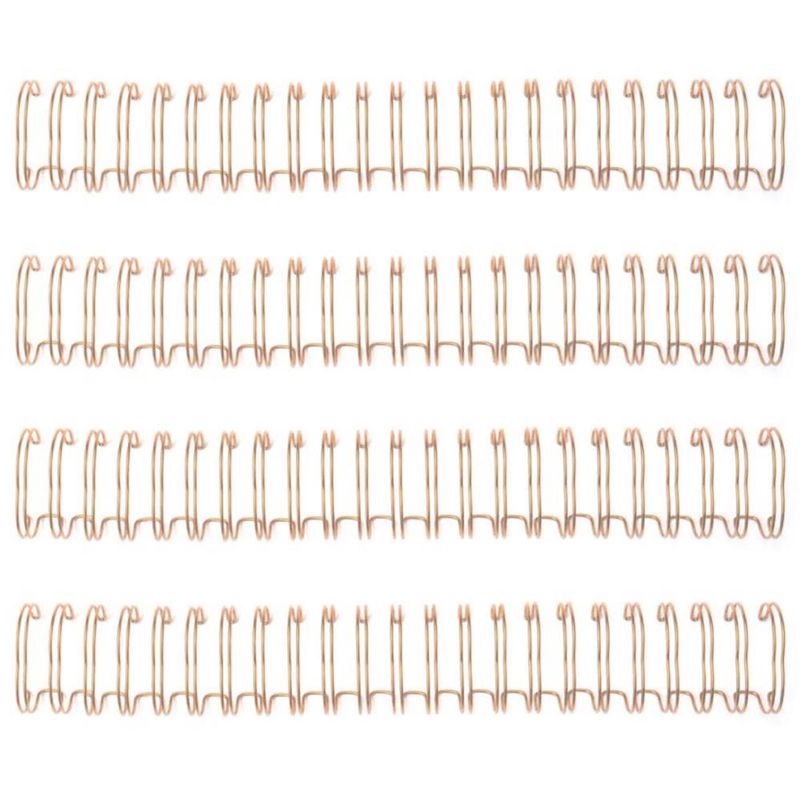 ANILLOS ROSE GOLD DE 5/8" (PAQ 4)