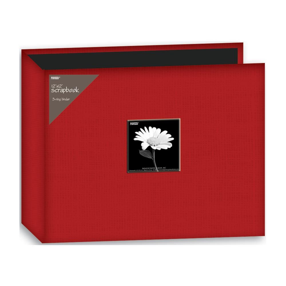 ALBUM 12X12 DE TELA ROJO