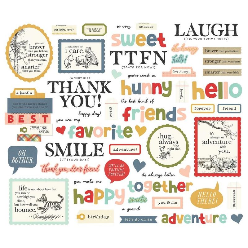 SAY CHEESE CLASSIC POOH SENTIMENTS BITS