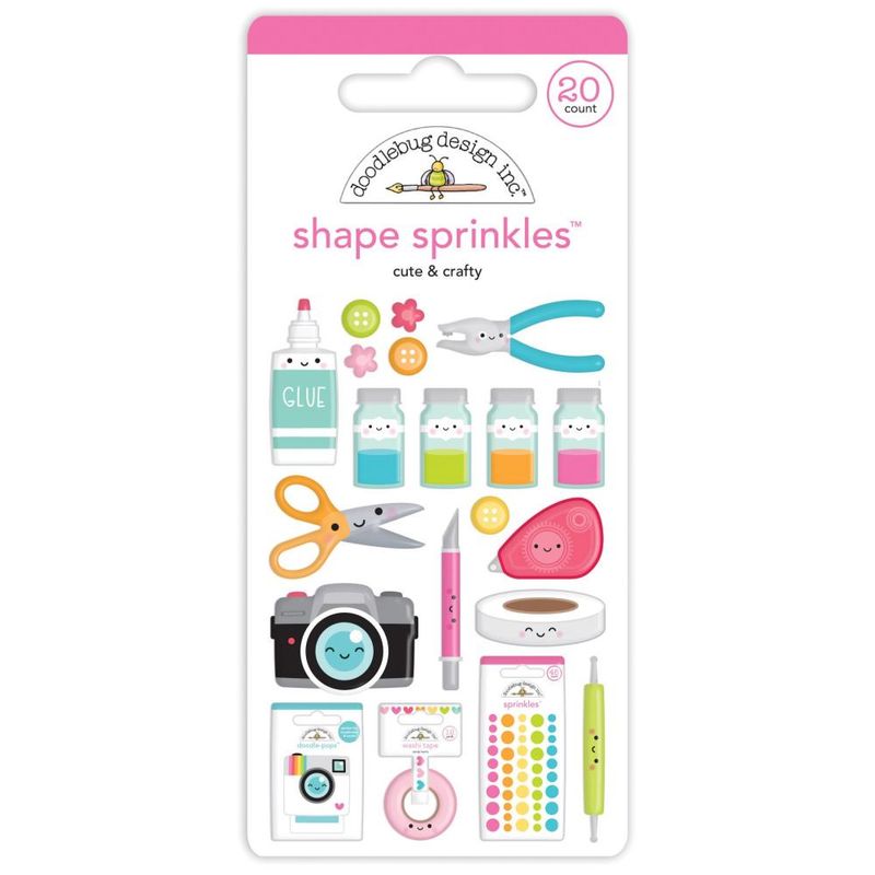 ENAMEL STICKERS CUTE &amp; CRAFTY