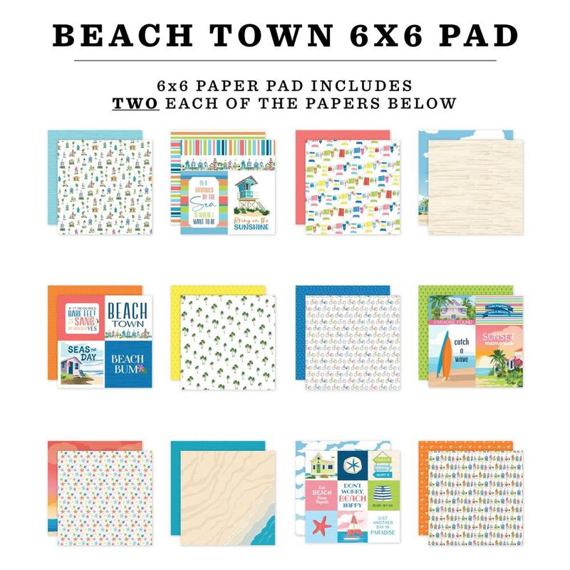 STACK 6X6 BEACH TOWN