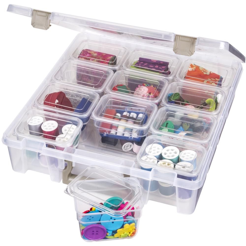 CAJA ARTBIN CON 12 COMPARTIMIENTOS DE ALMACENAMIENTO INDIVIDUAL