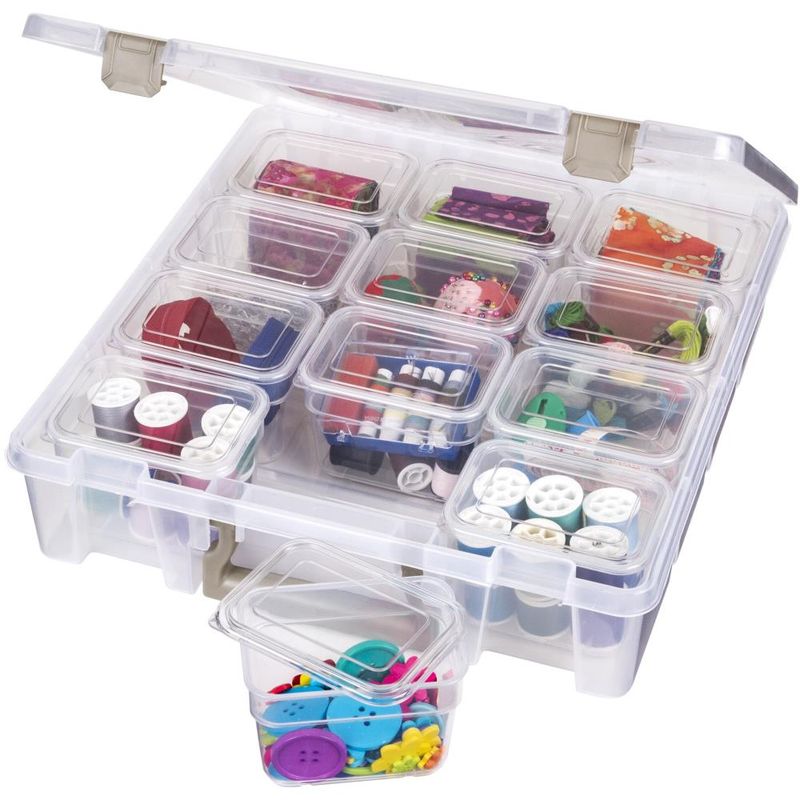CAJA ARTBIN CON 12 COMPARTIMIENTOS DE ALMACENAMIENTO INDIVIDUAL