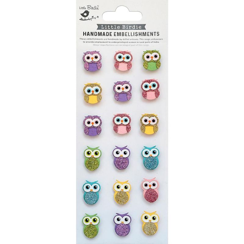 CALCOMANÍAS MINI BUHITOS