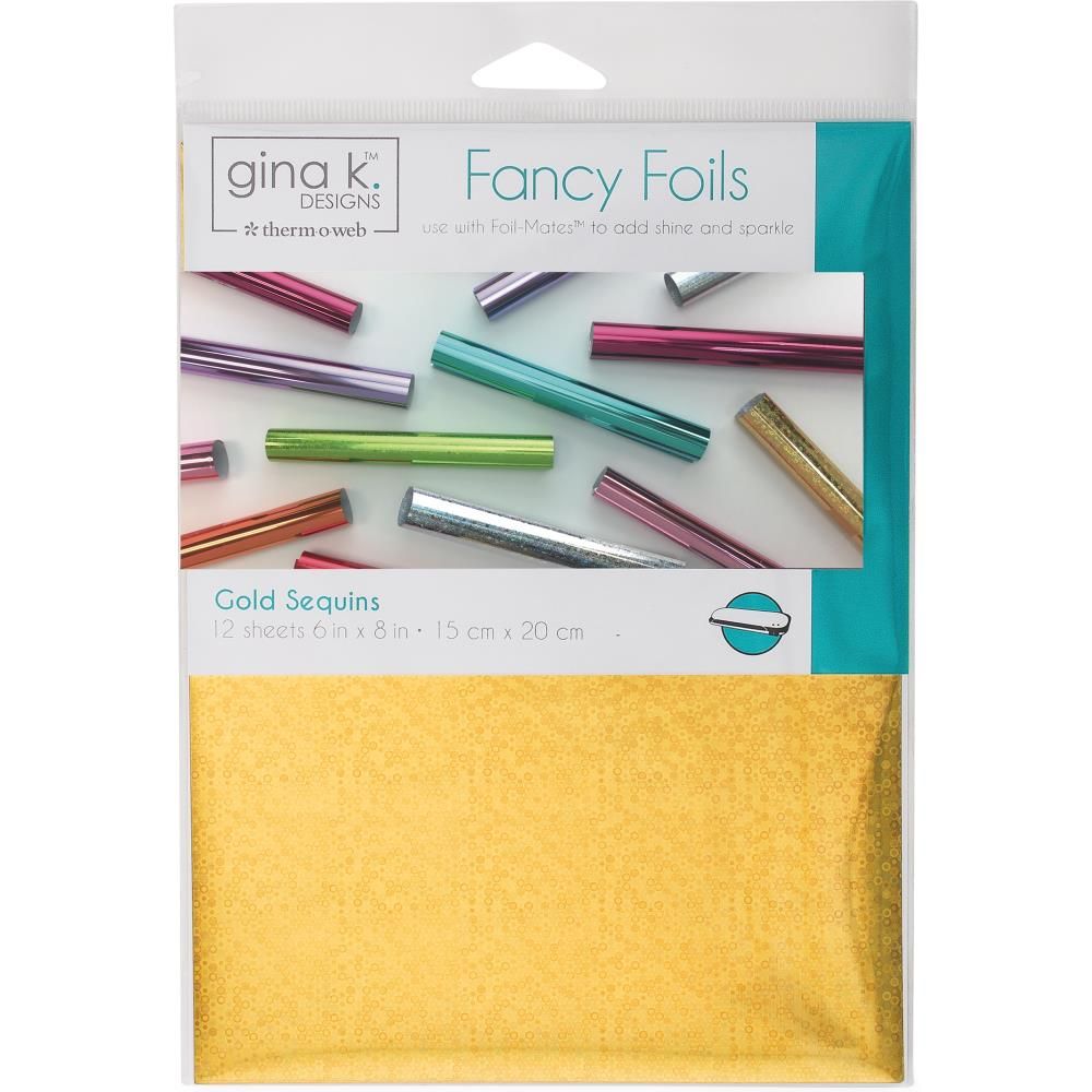 FOIL 6X8 LENTEJUELAS DORADAS