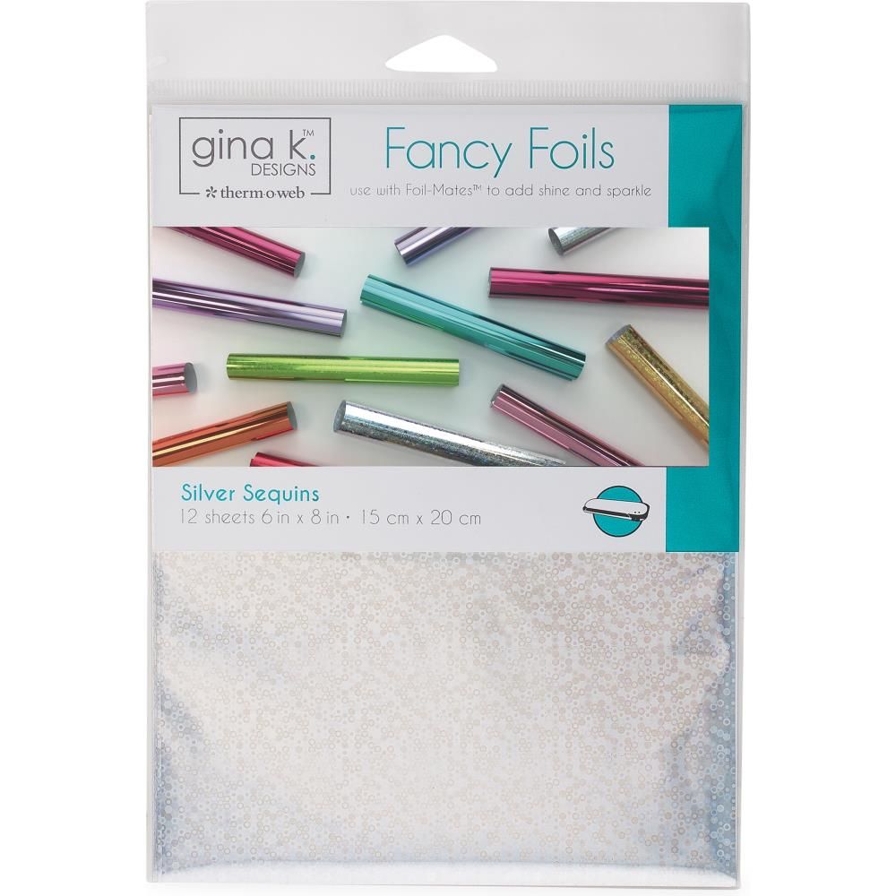 FOIL 6X8 LENTEJUELAS PLATEADAS