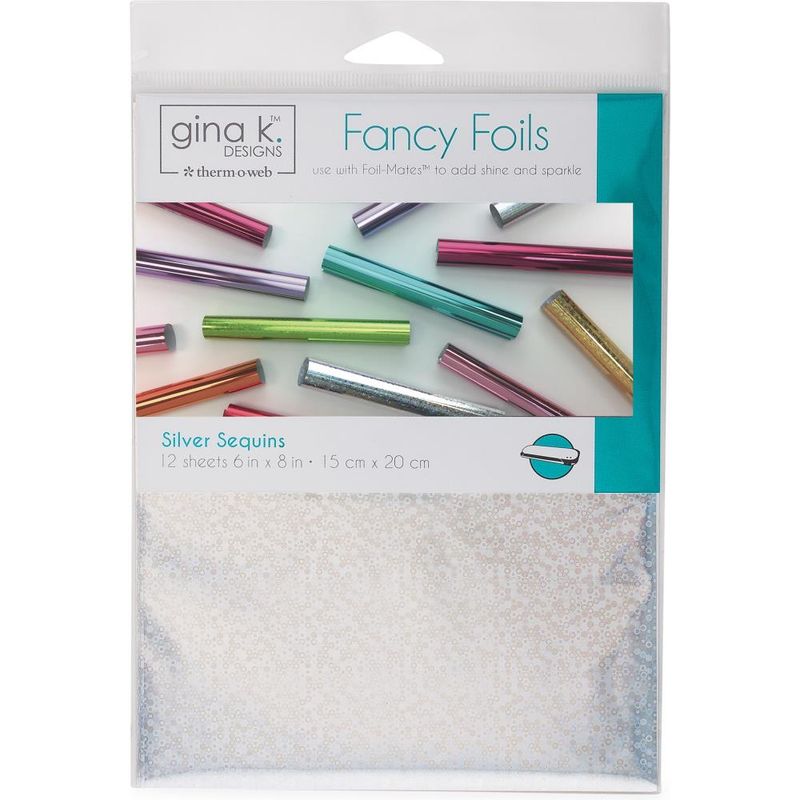 FOIL 6X8 LENTEJUELAS PLATEADAS
