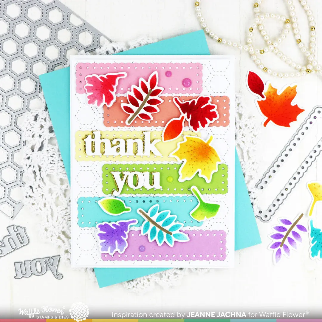 TROQUEL EN CARTA Y MOLDE PALABRA THANK YOU