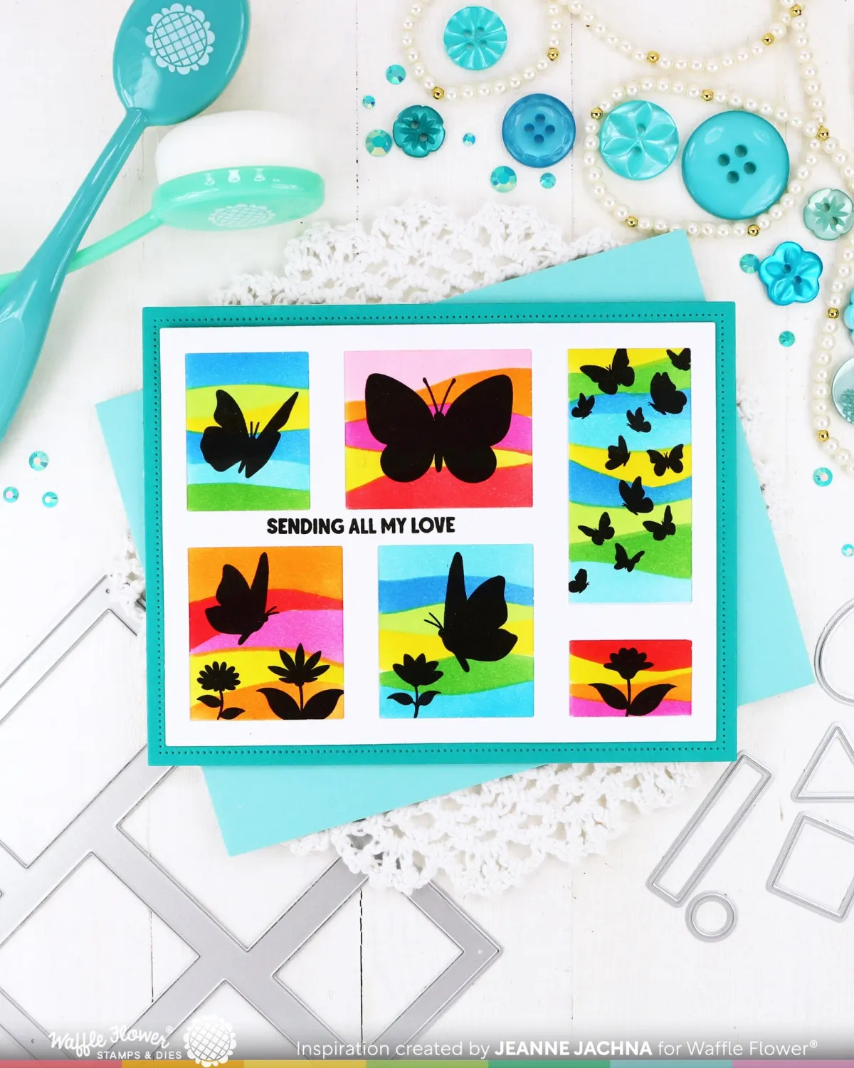 SELLOS POSTAGE COLLAGE MARIPOSAS SALVAJES