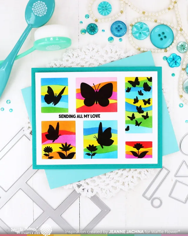 SELLOS POSTAGE COLLAGE MARIPOSAS SALVAJES
