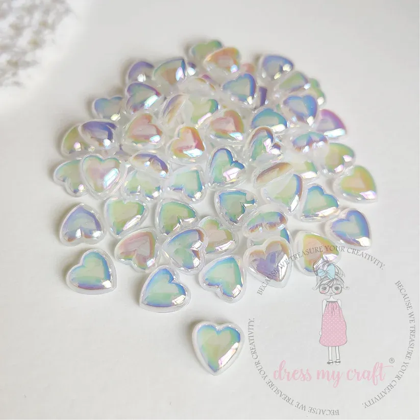 GOTAS DE CORAZÓN DE UNICORNIO - 8MM