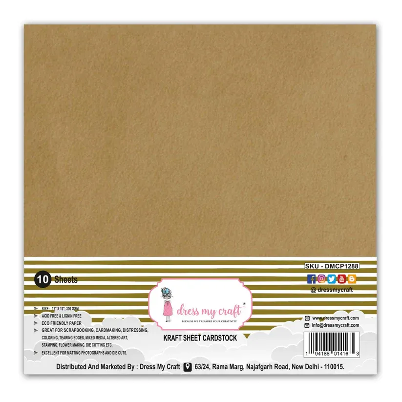 CARTULINA CRAFT 12X12 - 300 GRM/M2