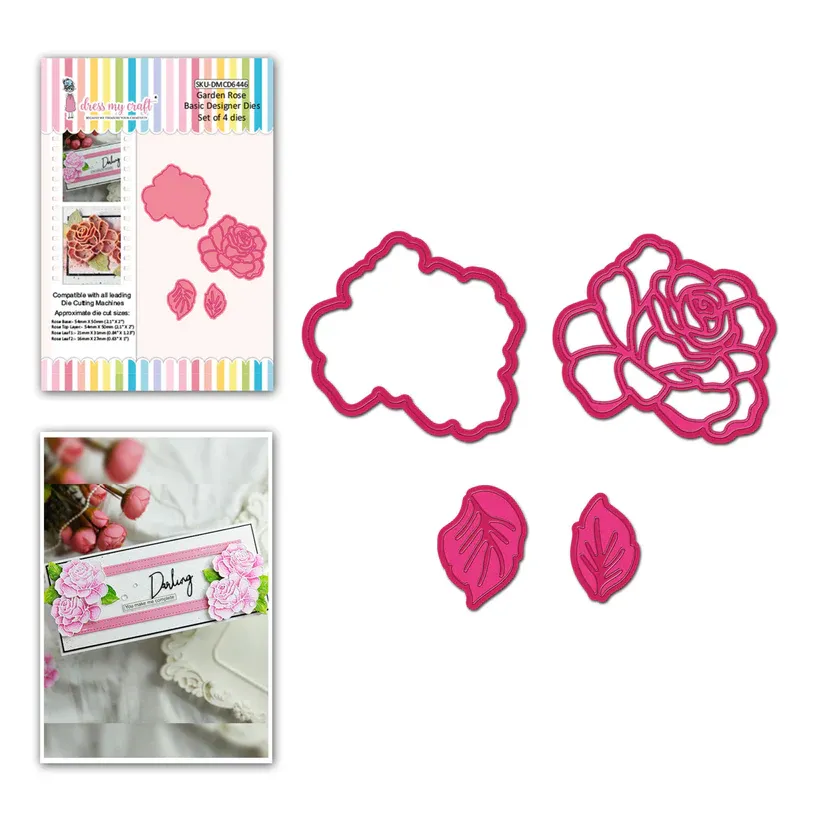 TROQUEL ROSA DE JARDÍN