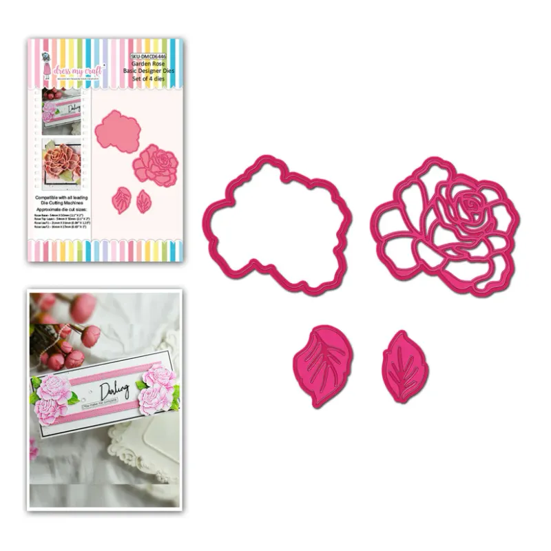 TROQUEL ROSA DE JARDÍN