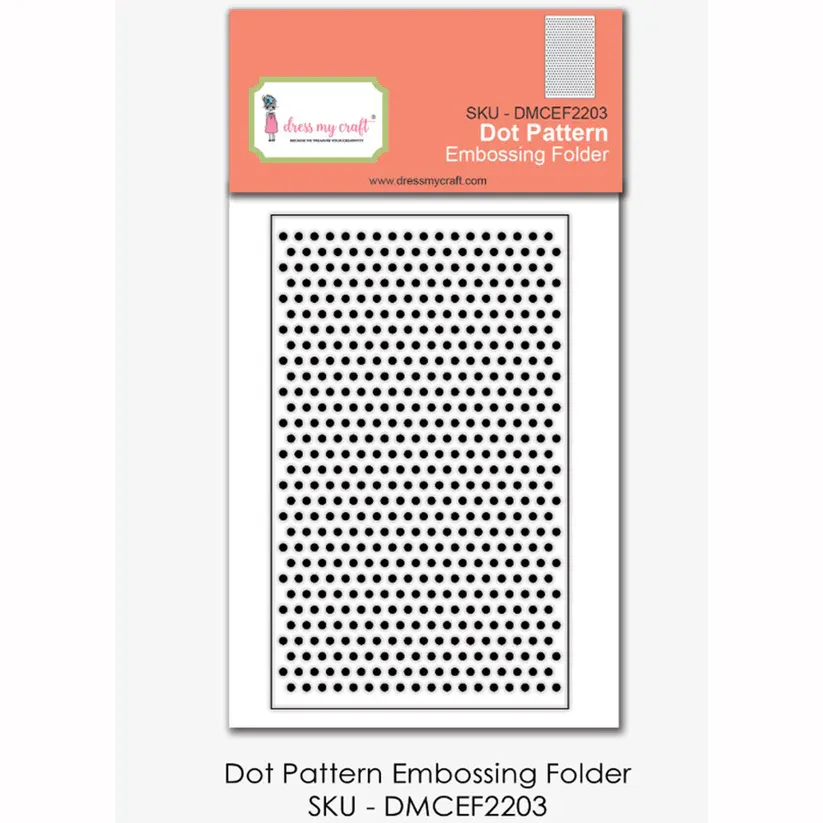 MINI FOLDER DE EMBOSAR PATRÓN DE PUNTOS