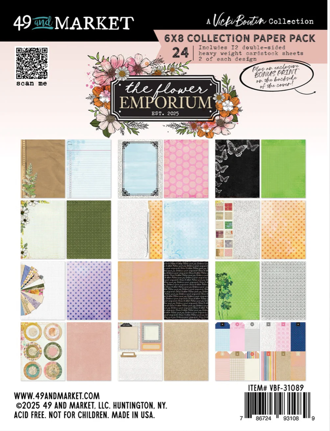 COLLECTION PACK 6X8 THE FLOWER EMPORIUM