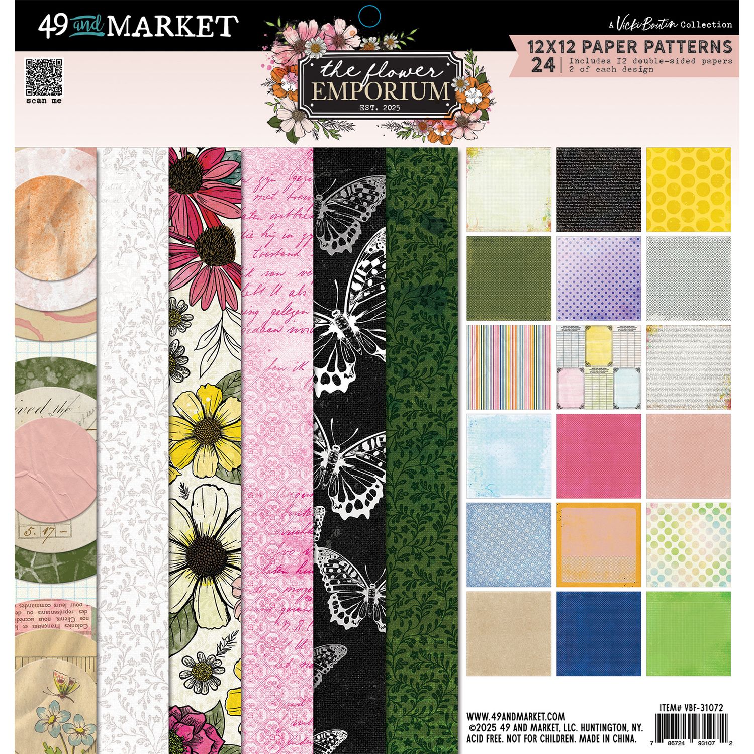 STACK 12X12 THE FLOWER EMPORIUM