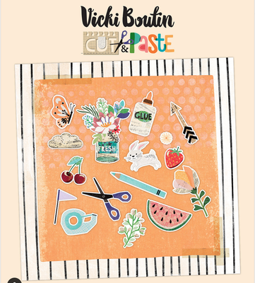 VICKI BOUTIN CUT &amp; PASTE