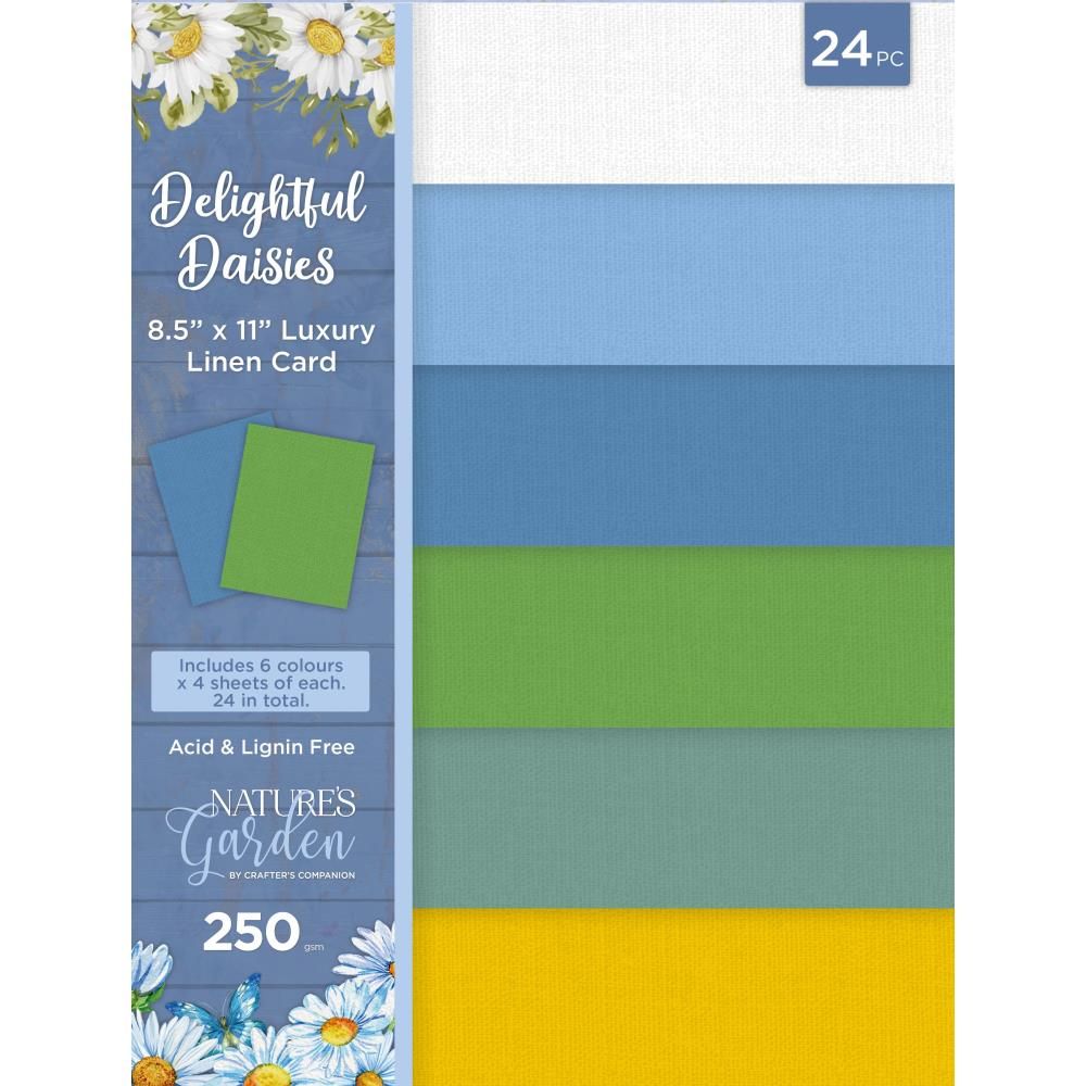 STACK DE LINO DE LUJO MARGARITAS 8.5 X 11