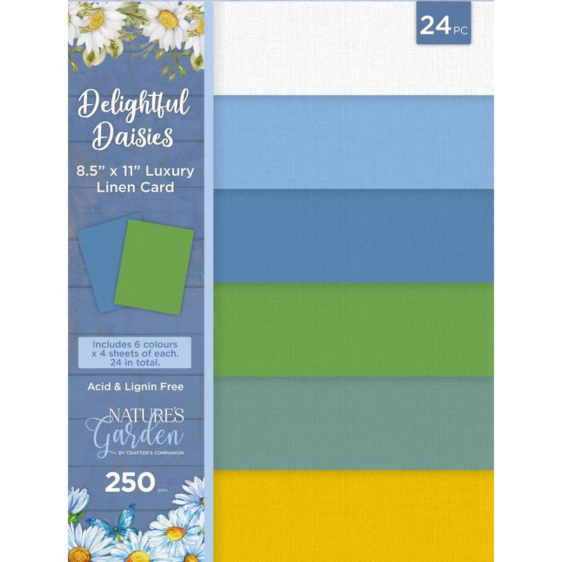 STACK DE LINO DE LUJO MARGARITAS 8.5 X 11