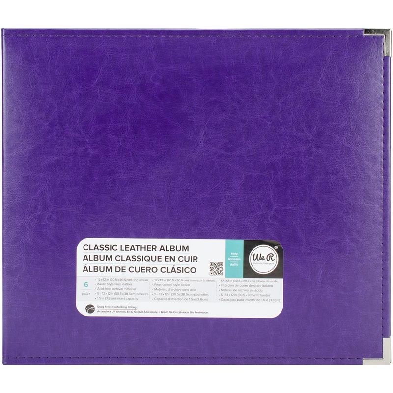 ALBUM CARTAPACIO 12X12  RING GRAPE SODA