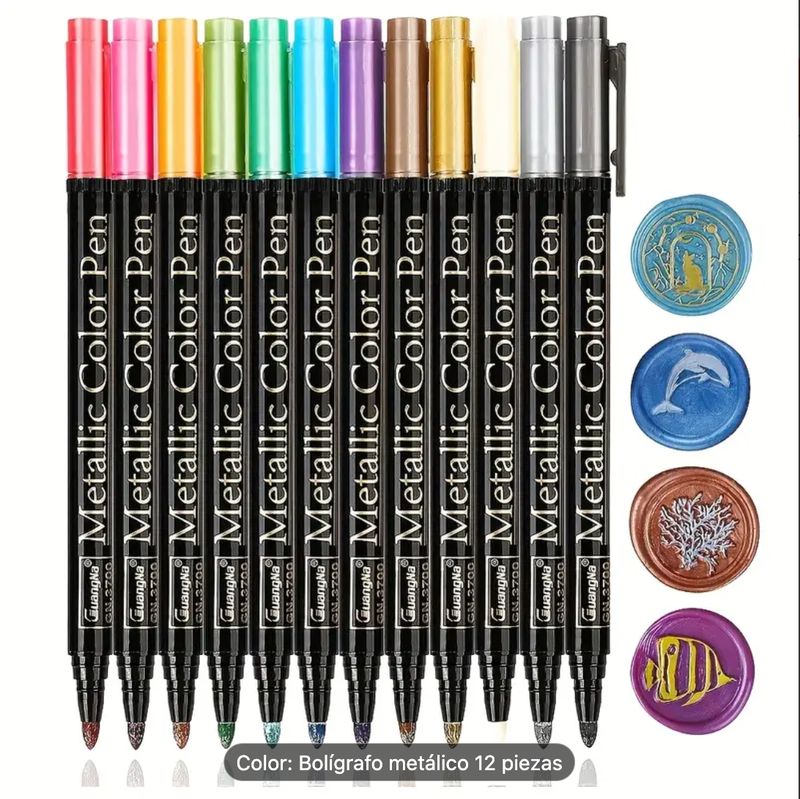 KIT DE MARCADORES METÁLICOS PARA CERA DE LACRE
