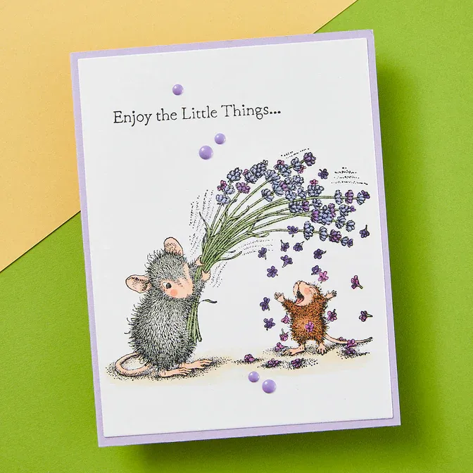 SELLOS LLUVIA DE FLORES, COLECCIÓN HOUSE MOUSE