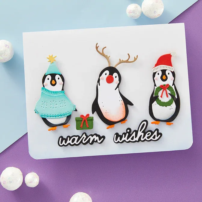 TROQUEL PINGUINOS JUGUETONES