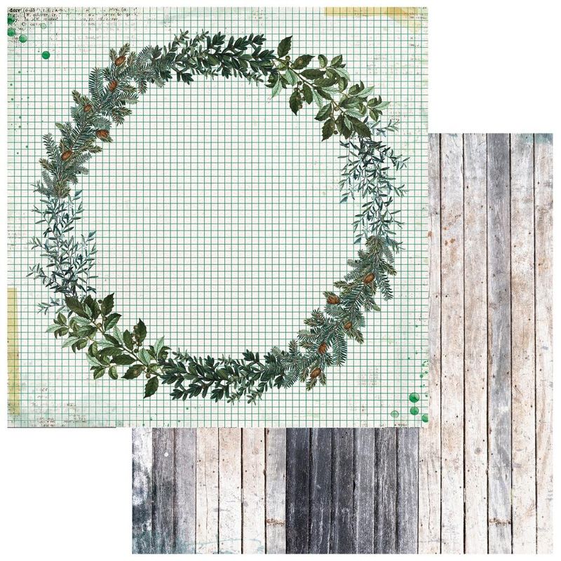 STARTERS #5 HOJAS 12X12 DOBLE CARA MISTLETOE AND MEMORIES