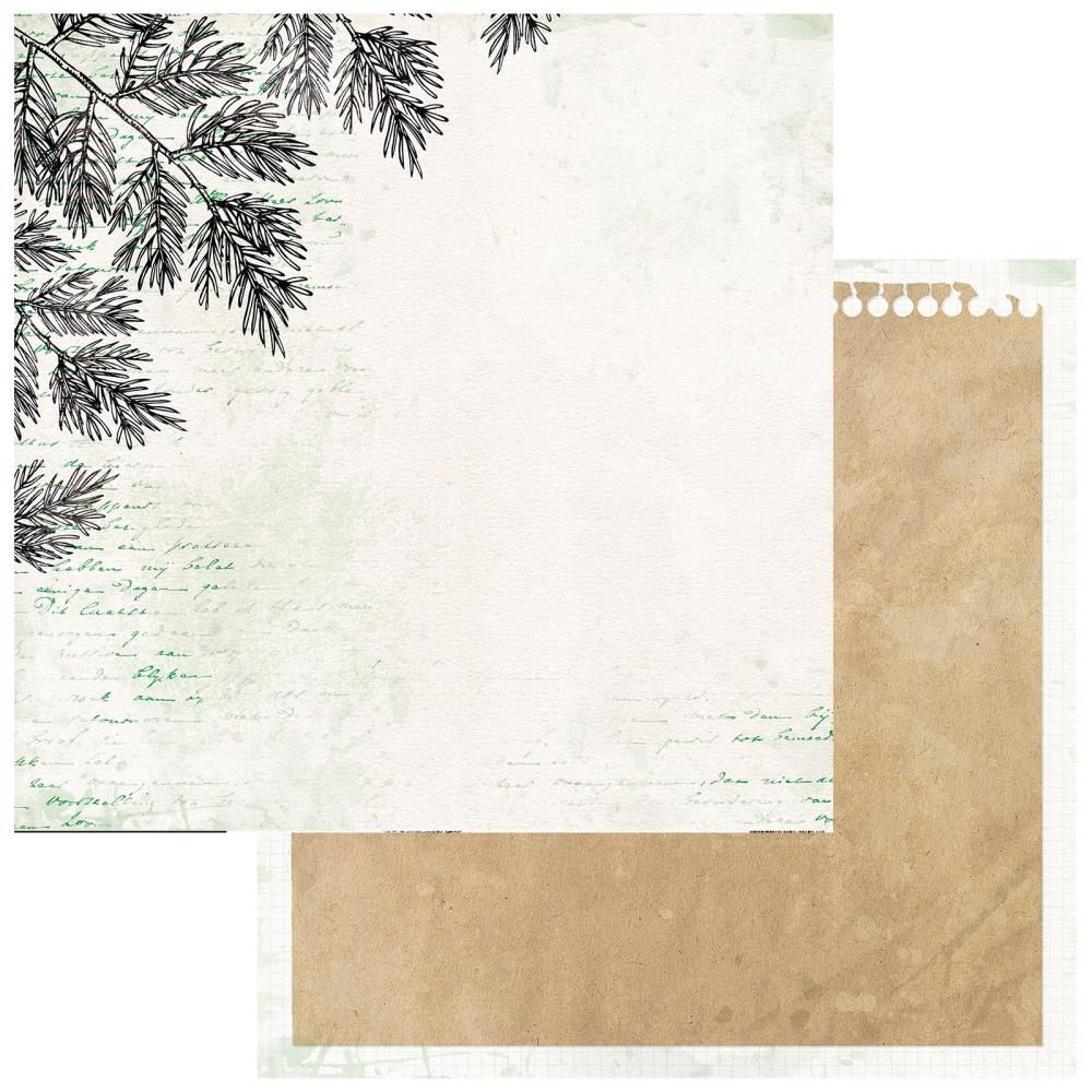 STARTERS #7 HOJAS 12X12 DOBLE CARA MISTLETOE AND MEMORIES