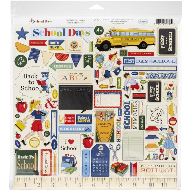 KIT 12X12 SCHOOL DAYS