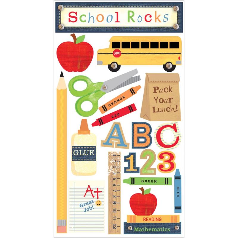 CALCOMANÍAS SCHOOL ROCKS