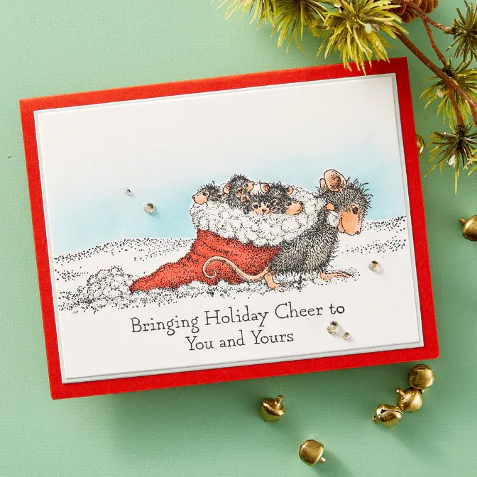 SELLOS AMIGOS DE NAVIDAD, COLECCIÓN HOUSE MOUSE