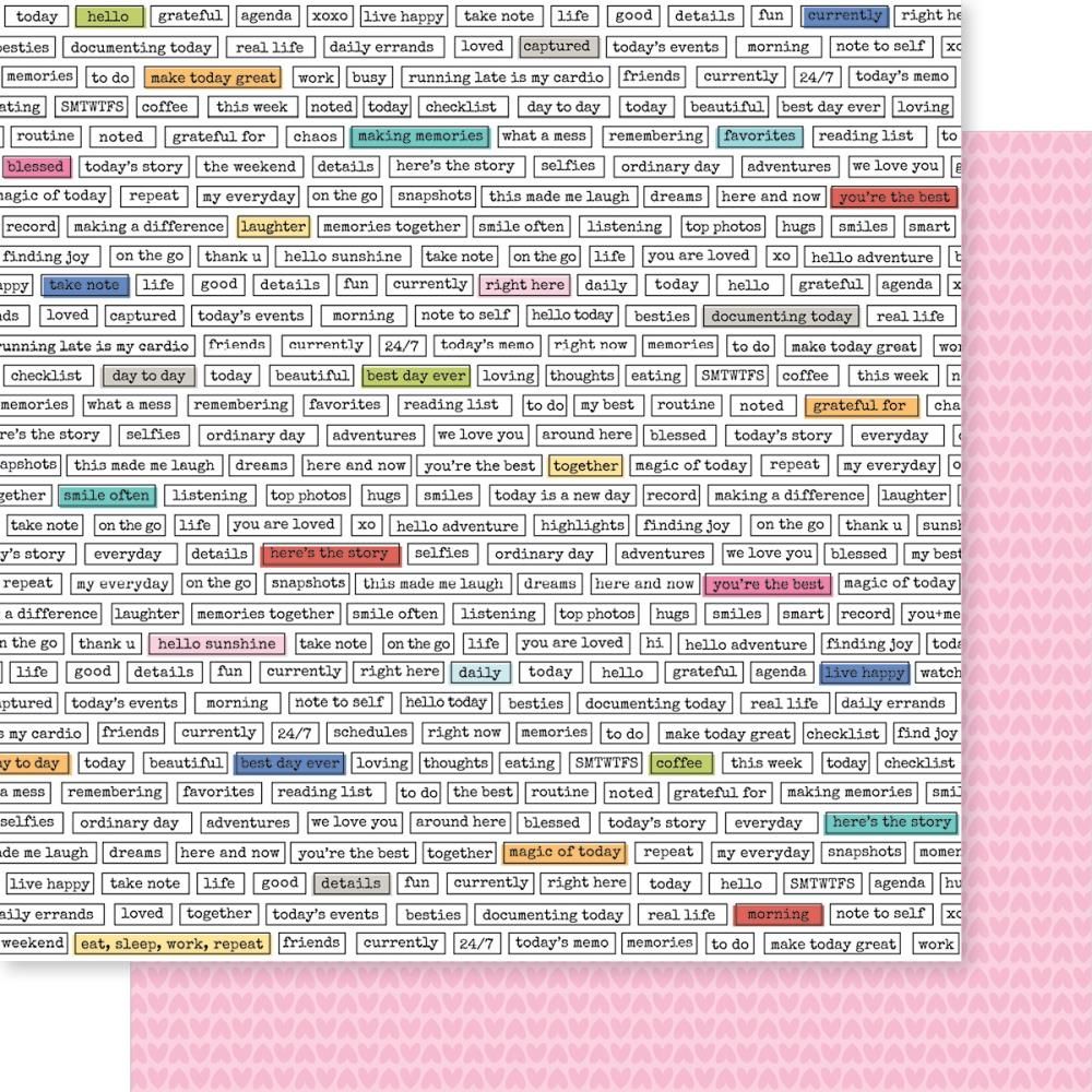 COLECCIÓN DOCUMENTADO 12X12 &quot;FRAGMENTOS&quot;