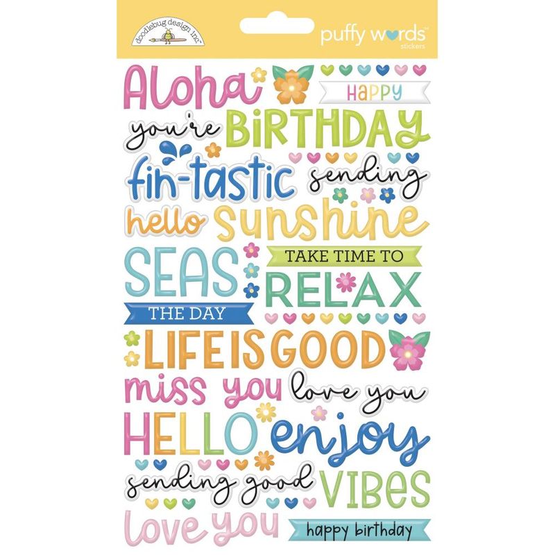 PUFFY STICKERS SUMMER FUN
