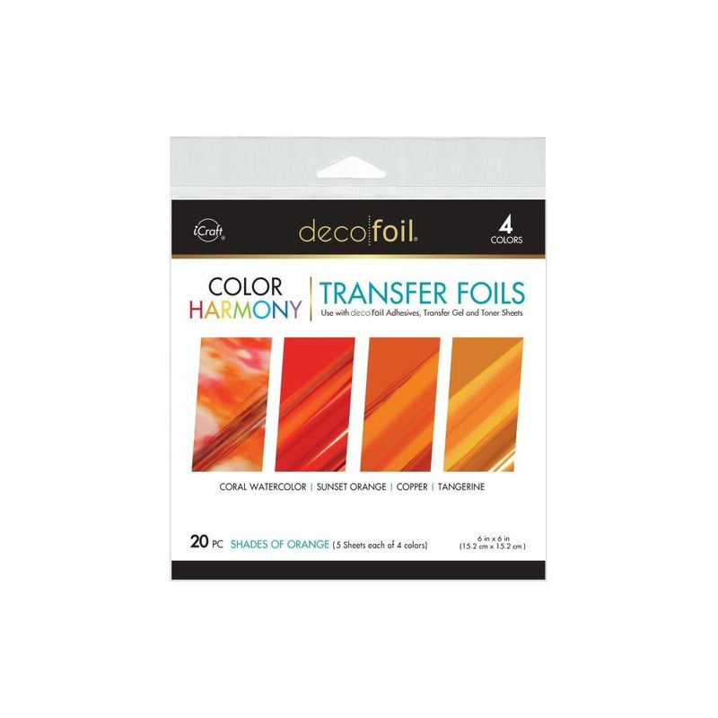 TRANSFER FOIL TONOS DE NARANJA