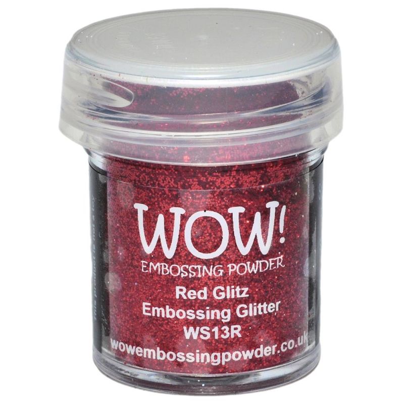 POLVO DE EMBOSAR ROJO GLITZ