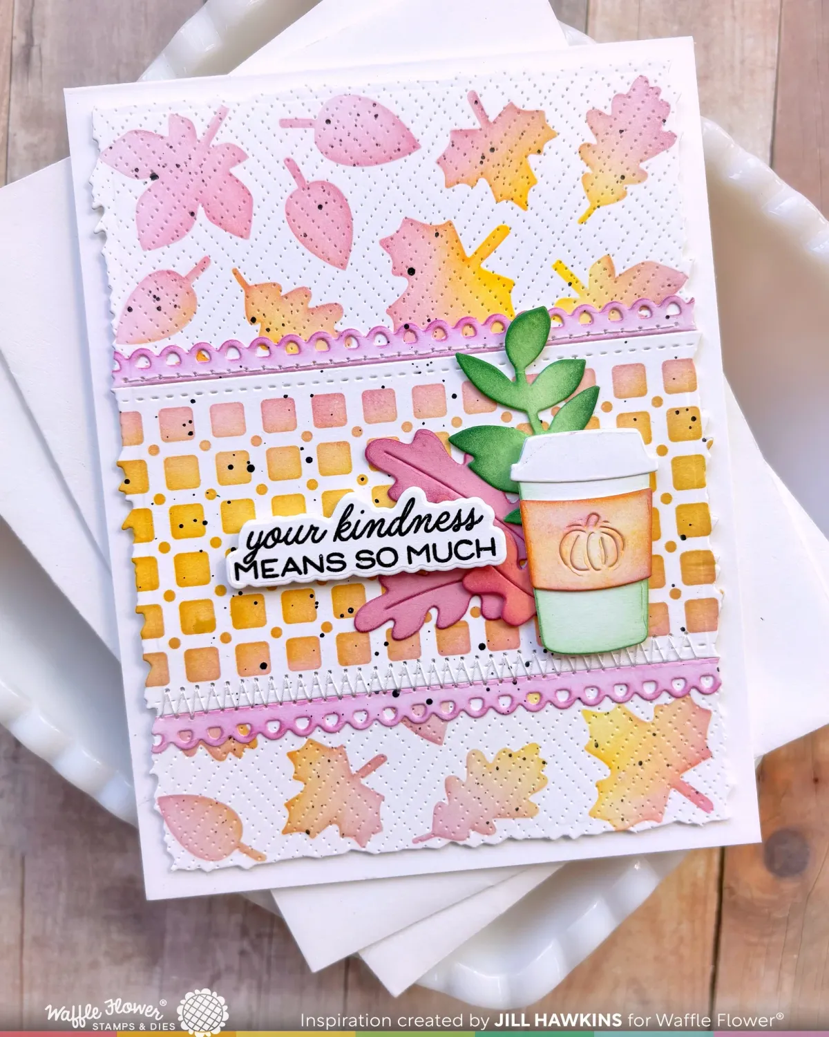 STENCIL CON PATRÓN PARA CAMINO DE MESA