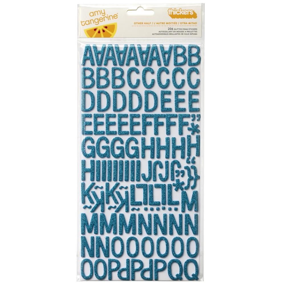 LETRAS AQUA GLITTER FOAM