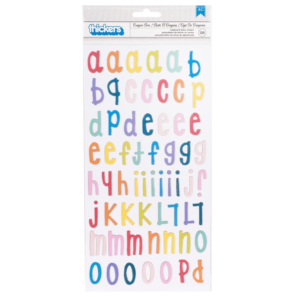 LETRAS CAJA DE CRAYONES DE SHIMELLE