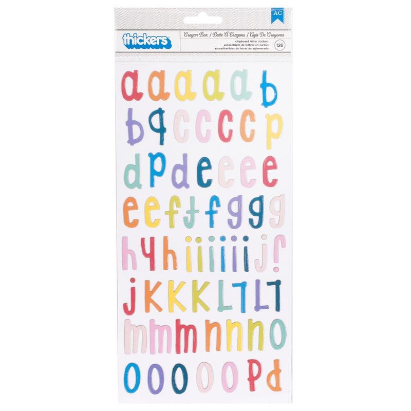 LETRAS CAJA DE CRAYONES DE SHIMELLE