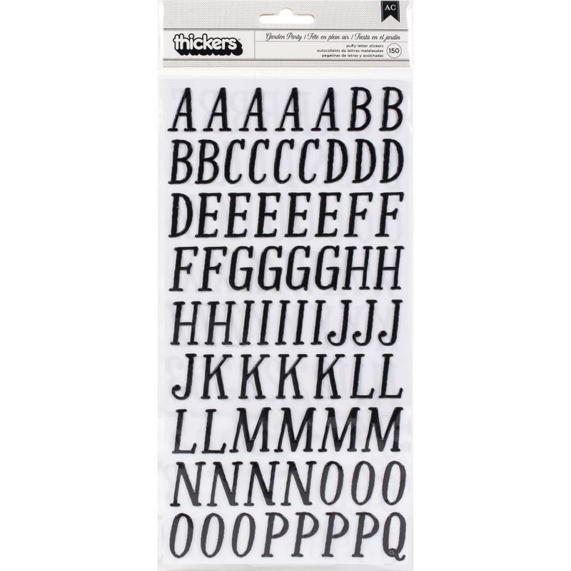 LETRAS PUFFY FIESTA DE JARDÍN