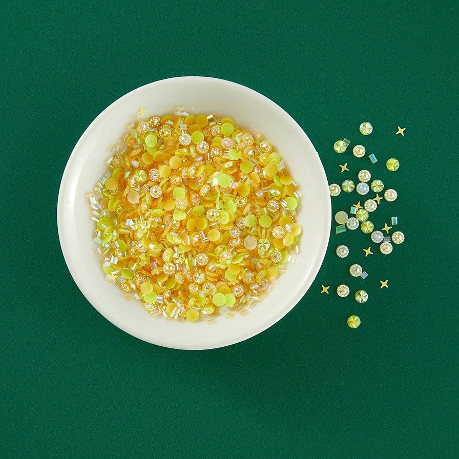 LENTEJUELAS Y MOSTACILLAS FIEBRE DE ORO