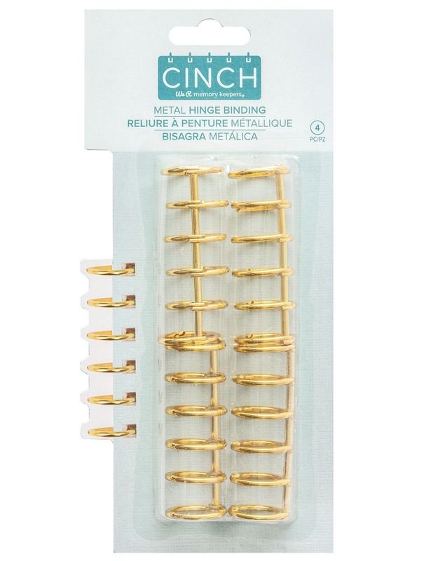 BISAGRA METÁLICA WER DORADA