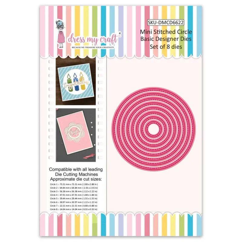 TROQUEL MINI CÍRCULOS COSIDOS
