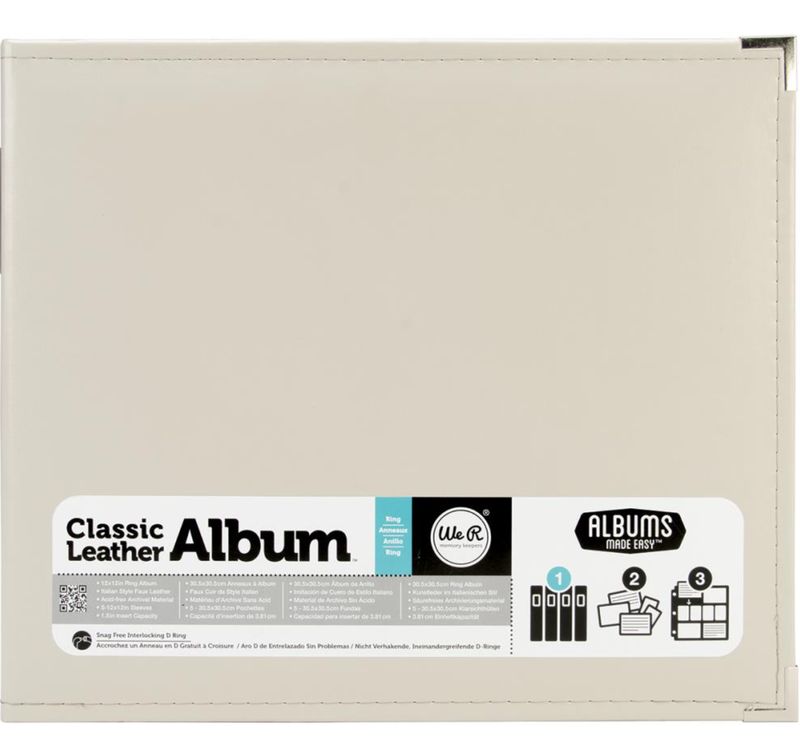 ALBUM 12X12 WR GREIGE