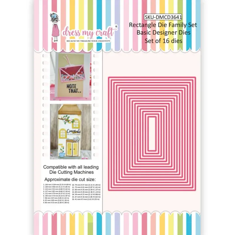 TROQUELES ANIDADOS RECTÁNGULOS